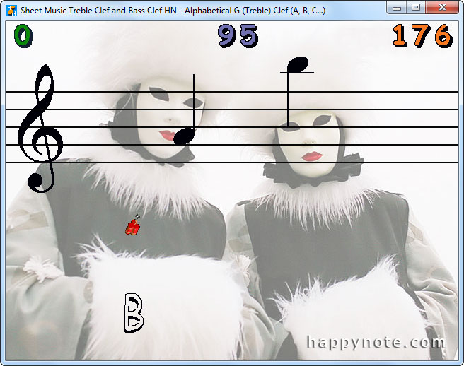 Sheet Music Treble Clef and Bass Clef HN - Venice Carnival picture