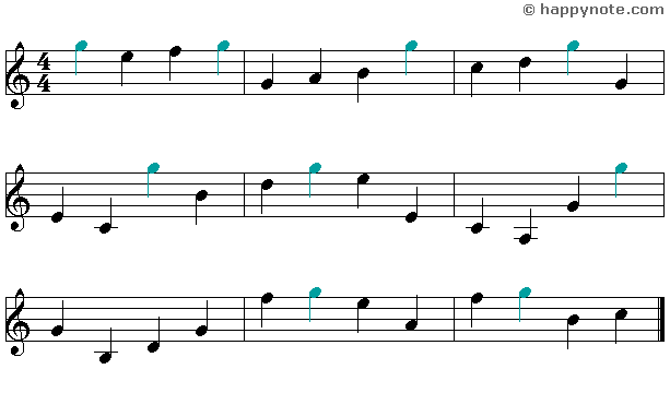 14a - Learn to read music notes in SOL (Treble) Clef in Syllabic notation : DO RE MI...