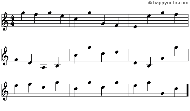 14b - Learn to read music notes in SOL (Treble) Clef in Syllabic notation : DO RE MI...