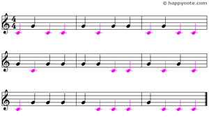Learn to read music online with color notes : it's free !