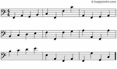 Black Note - 13 Music Notes in Alphabetical notation