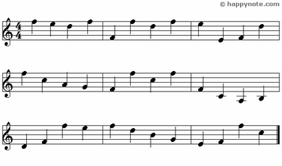 Black Note - 13 Music Notes in Syllabic notation
