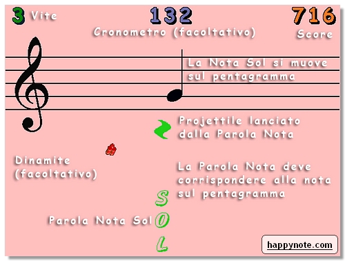 Happy Note! Chiave di sol e fa - imparare a leggere le note musicali senza sofeggio